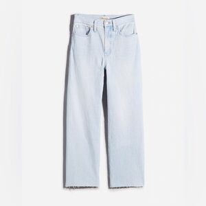 Madewell The Perfect Vintage Wide-Leg Crop Jean, Ward Wash, size 23